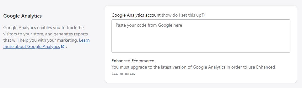 Google Analytics 4 Shopify